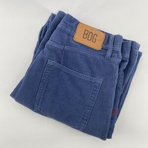 BDG Corduroy Chino Pants Mens 32x30 Blue Cotton 5 Pocket Casual Straight Leg